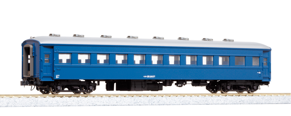KATO鉄道模型オンラインショッピング (HO)オハ35 ブルー: □現在販売中