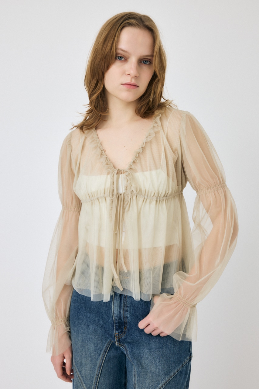 MOUSSY | TULLE LAYERED トップス (シャツ・ブラウス ) |SHEL'TTER
