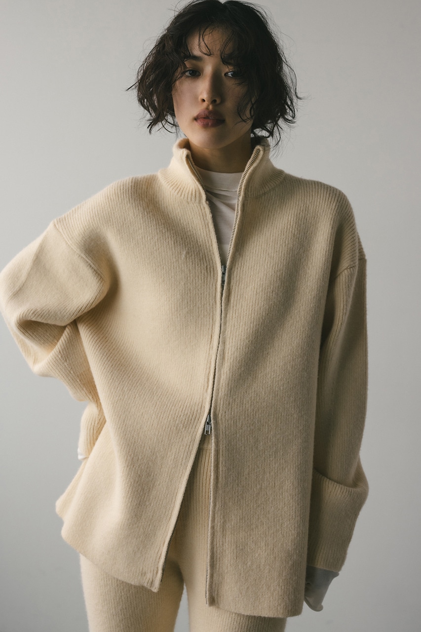 STYLEMIXER | ジップニットカーディガン (カーディガン ) |SHEL'TTER
