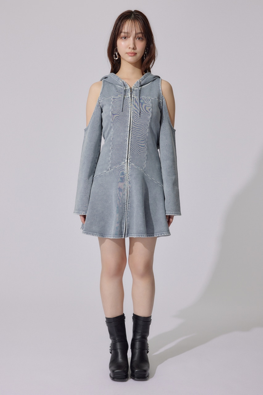 rienda | フードマーメイドワンピース (ワンピース(ロング） ) |SHEL