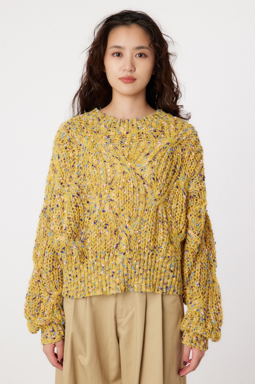 RODEO CROWNS WIDE BOWL | マルチカラーネップニット (ニット ) |SHEL