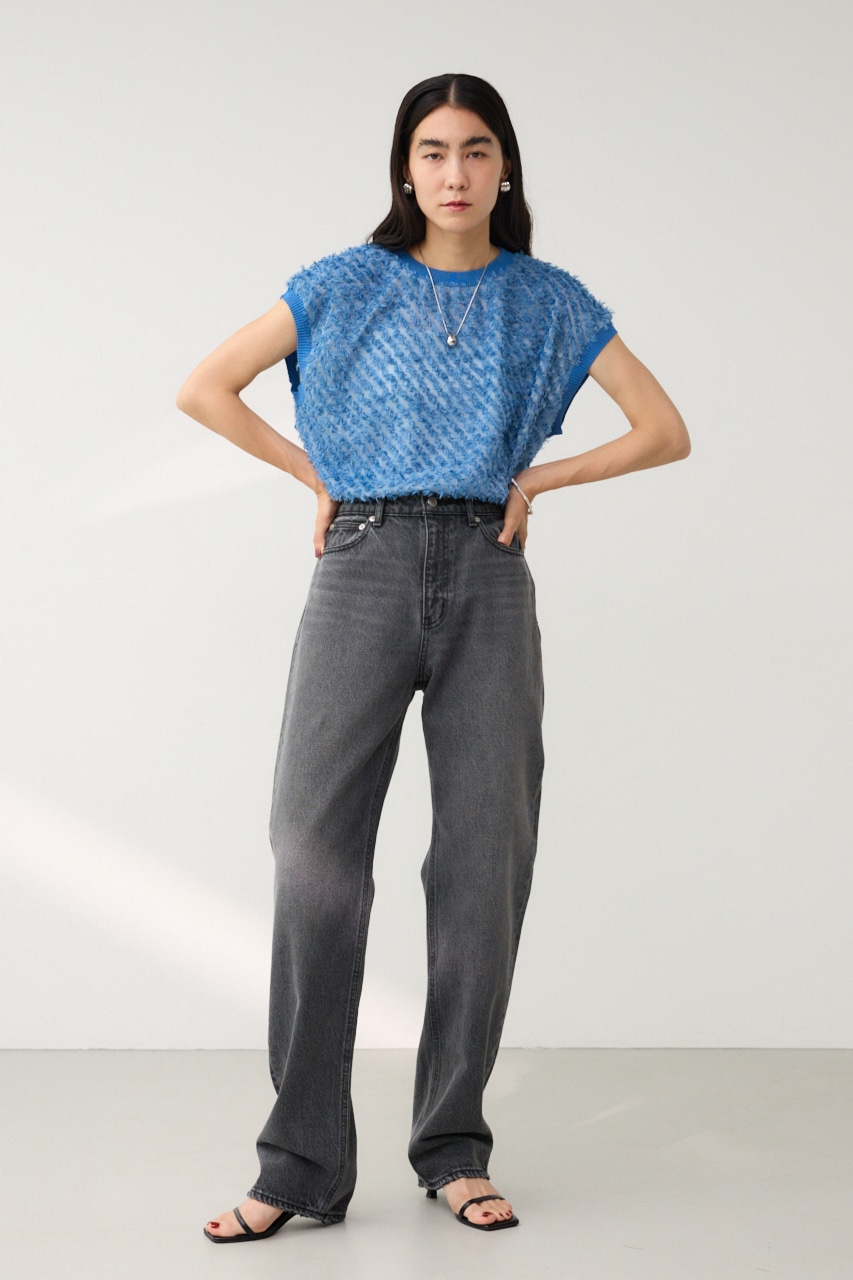 AZUL BY MOUSSY | 90'sストレートロングレングスデニム (ストレート