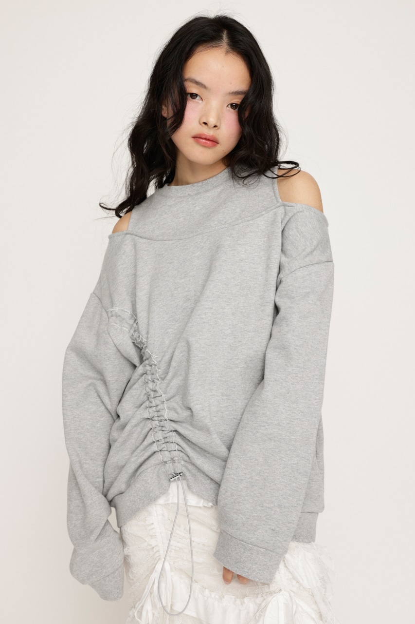 SLY | OPEN SHOULDER SW トップス (スウェット・パーカー ) |SHEL'TTER