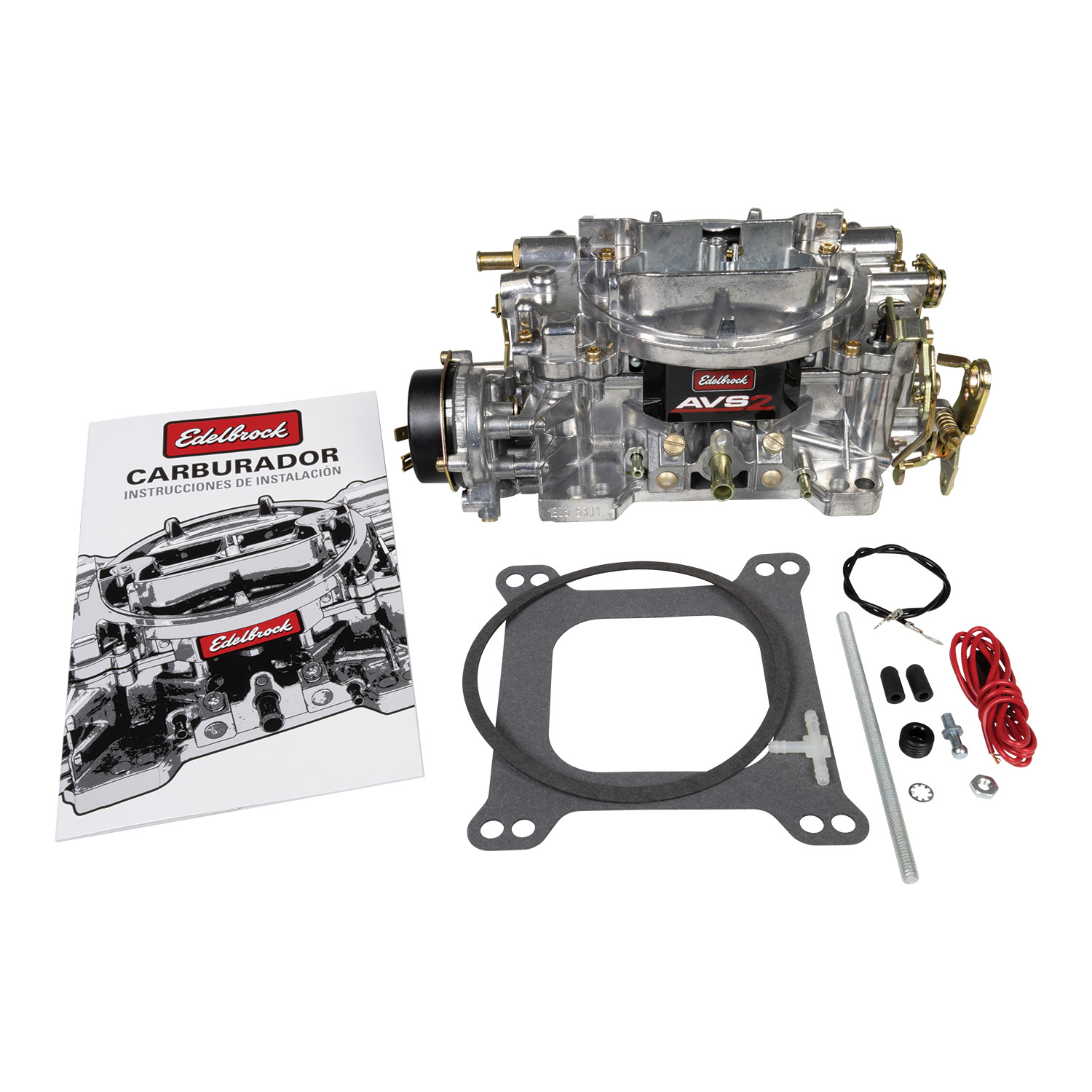 AVS2 Carburetor #1905 650 CFM With Manual Choke, Satin Finish (Non