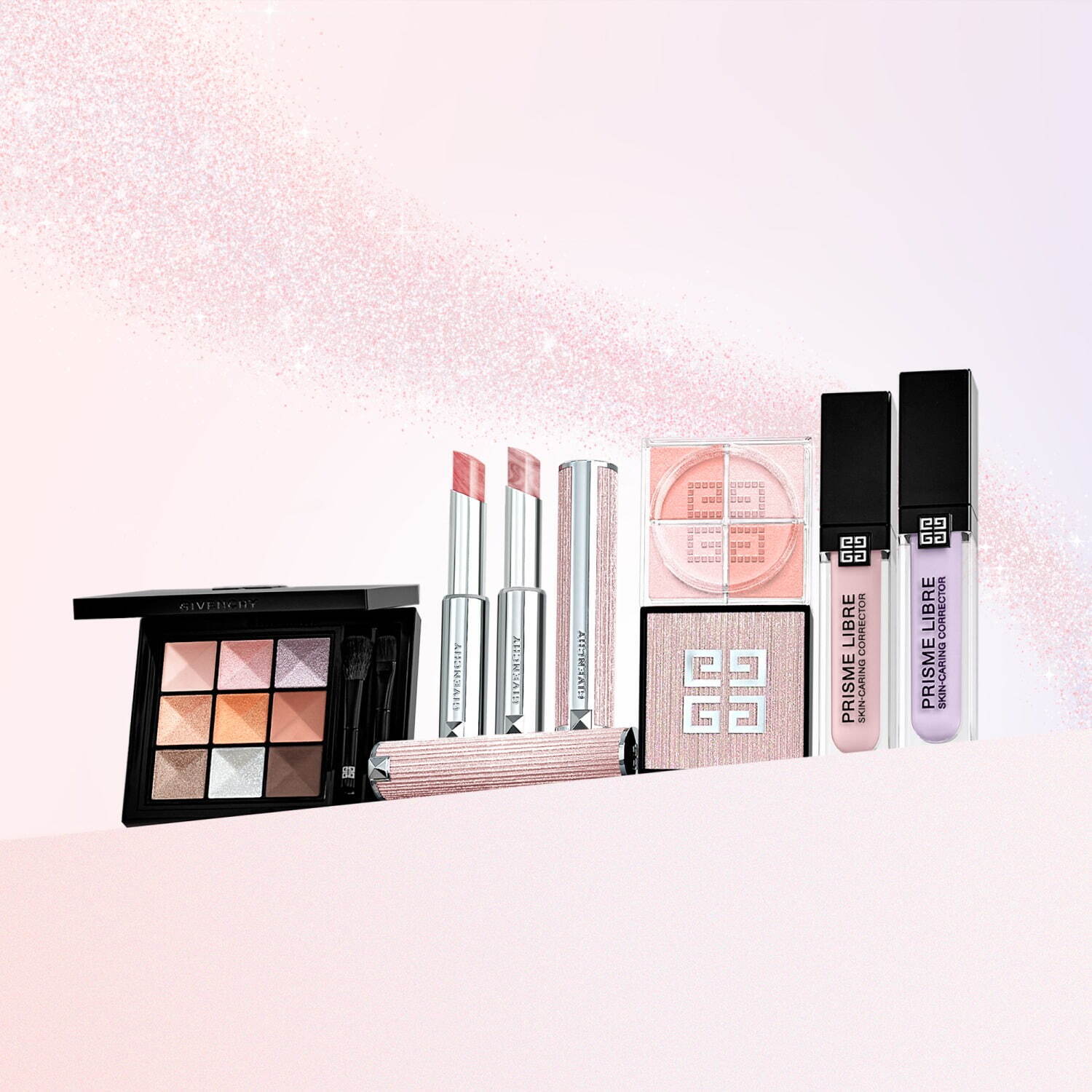 ジバンシイ2025年春コスメ、多幸感アイパレ＆マーブル模様の限定リップ