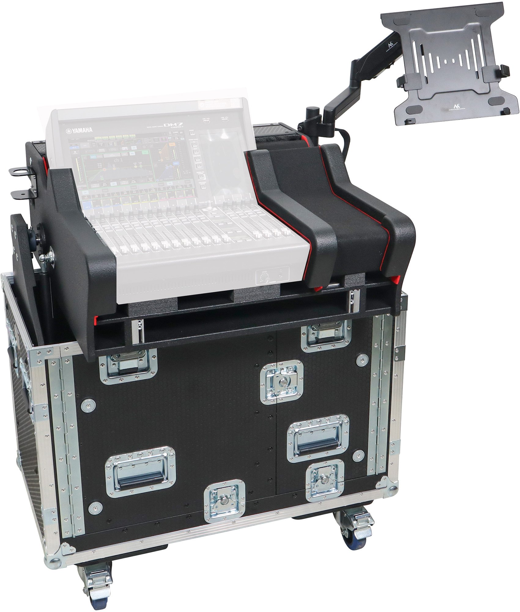 ProX XZF-YDM7EXCOMPACT1UL Flip Ready Flight Case for Yamaha DM7C