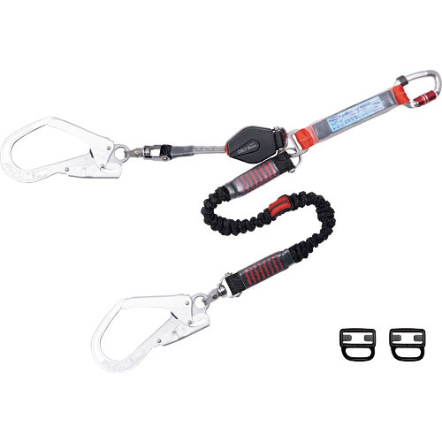 TSUYORON フルハーネス用ランヤード ダブルランヤード ロック