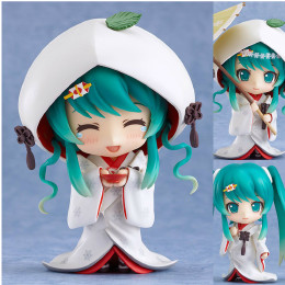 FIG]ねんどろいど 303 雪ミク いちご白無垢Ver. キャラクター