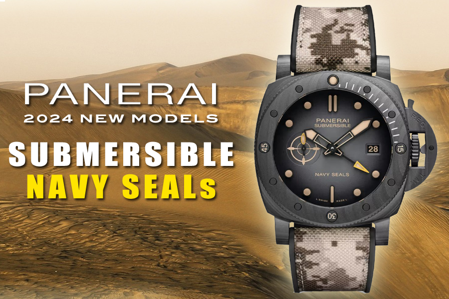 パネライ2024年新作サブマーシブル ネイビーシールズ 3モデルが登場