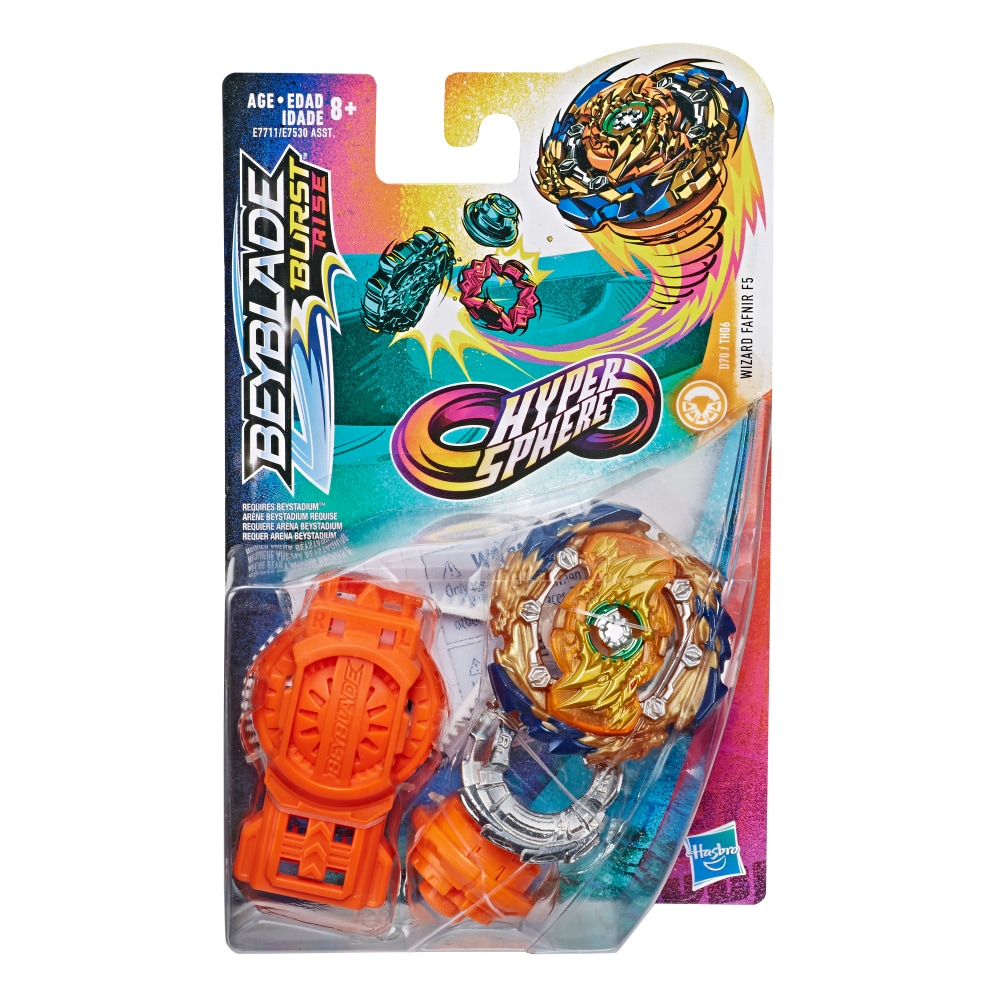 Hasbro Beyblade Burst Rise Hyper Sphere Wizard Fafnir F5 Starter