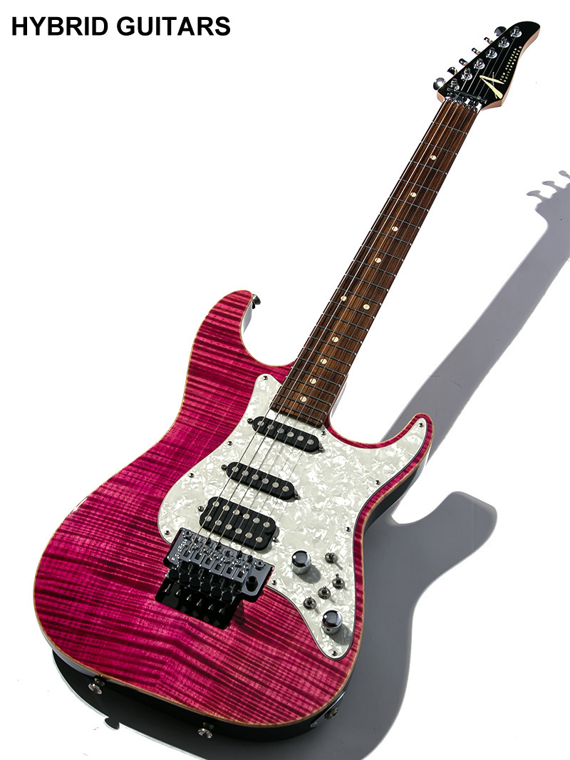 Tom Anderson Drop Top Classic Cajun Magenta with Binding 2013 中古