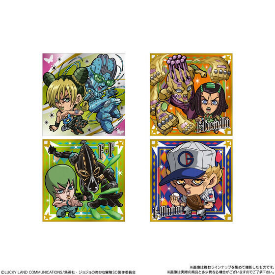 ジョジョ 6部」空条徐倫やプッチ神父など人気キャラを収録！シール