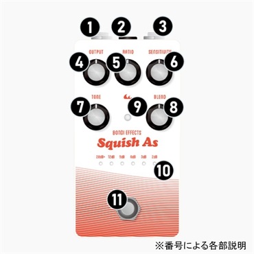 BONDI EFFECTS Squish As Compressor（ボンダイエフェクト