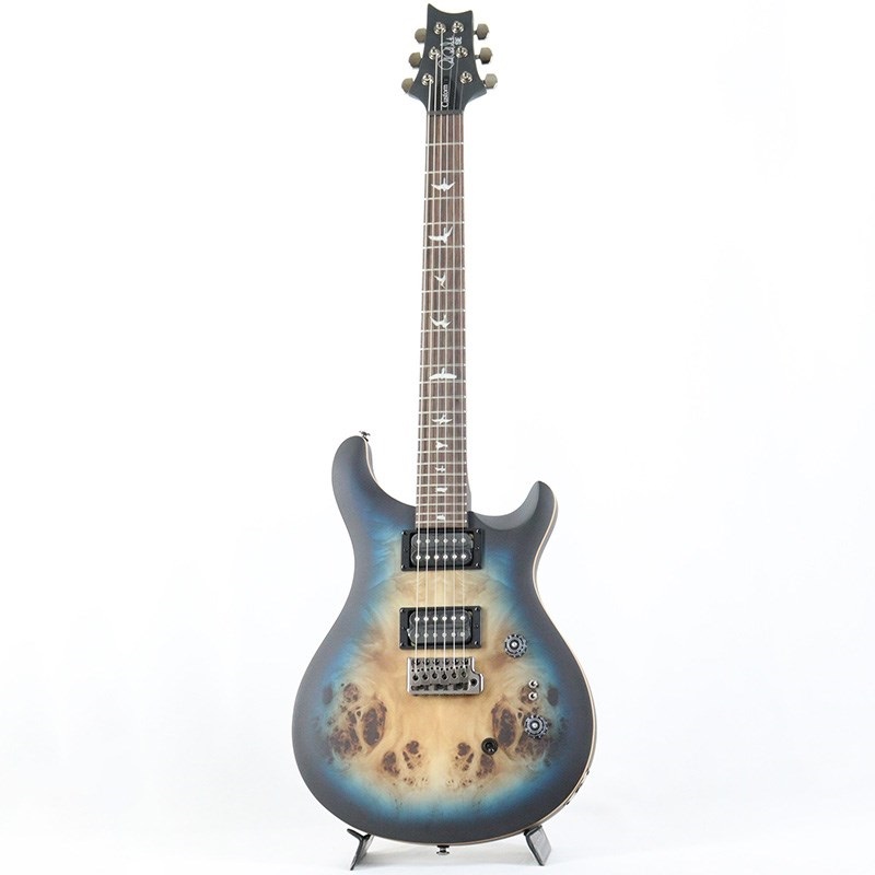 P.R.S. SE Custom 24-08 Poplar Burl Limited Edition (Lake Blue