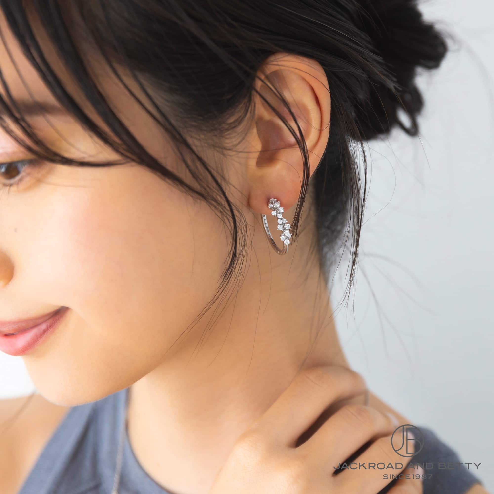 ミモザ ダイヤモンドピアス[20078493] Mimosa Diamond Earrings