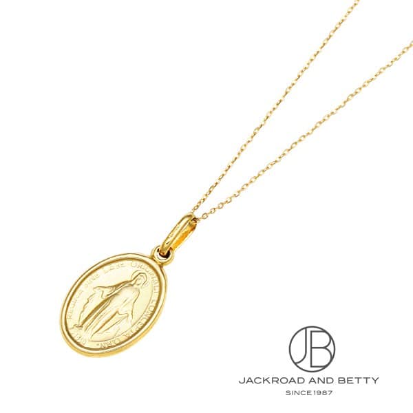 K18 YG メダイ マリア ネックレス[] K18 Medal Mary Necklace | ノー