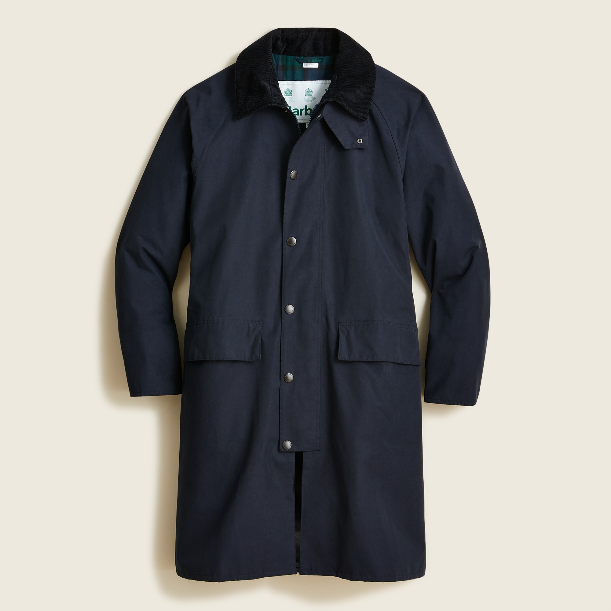 Barbour® White Label Waterproof Burghley Jacket For Men | J.Crew