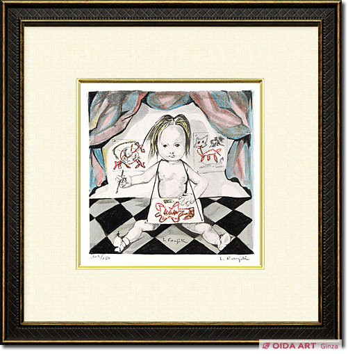 藤田嗣治 芸術家（タルタス版/サイン付） | 絵画など美術品の販売と