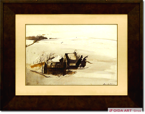 アンドリュー・ワイエス 冬 | 絵画など美術品の販売と買取 | 東京