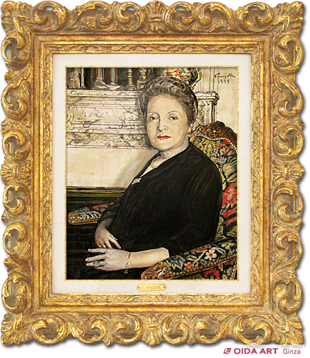 藤田嗣治 婦人の肖像 | 絵画など美術品の販売と買取 | 東京・銀座 おい