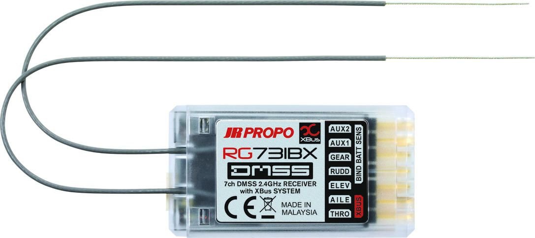 JR PROPO RG731BX 受信機 箱無し JR PROPO RG731BX DMSS 2.4GHz専用