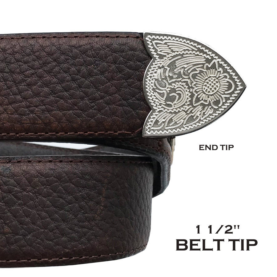 ウエスタン ベルト エンドチップ 1 1/2