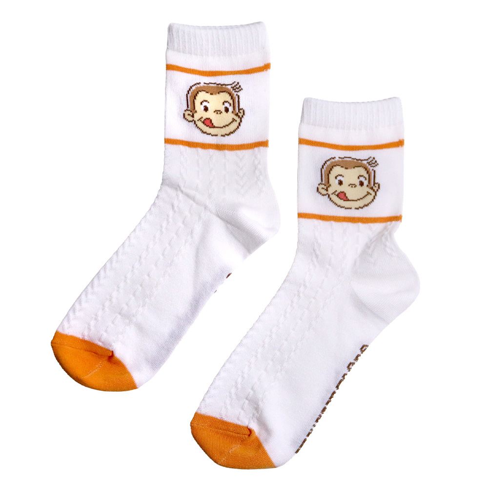 おさるのジョージ クルー丈 23-25cm - おさるのジョージ公式オンライン