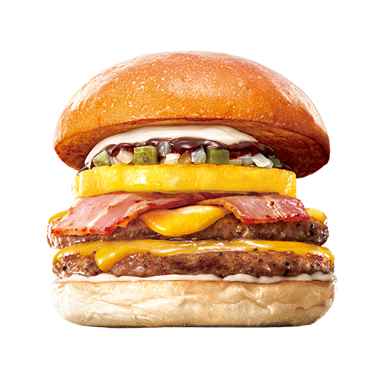 ダブルBBQパイン絶品チーズバーガー｜メニュー｜ロッテリア
