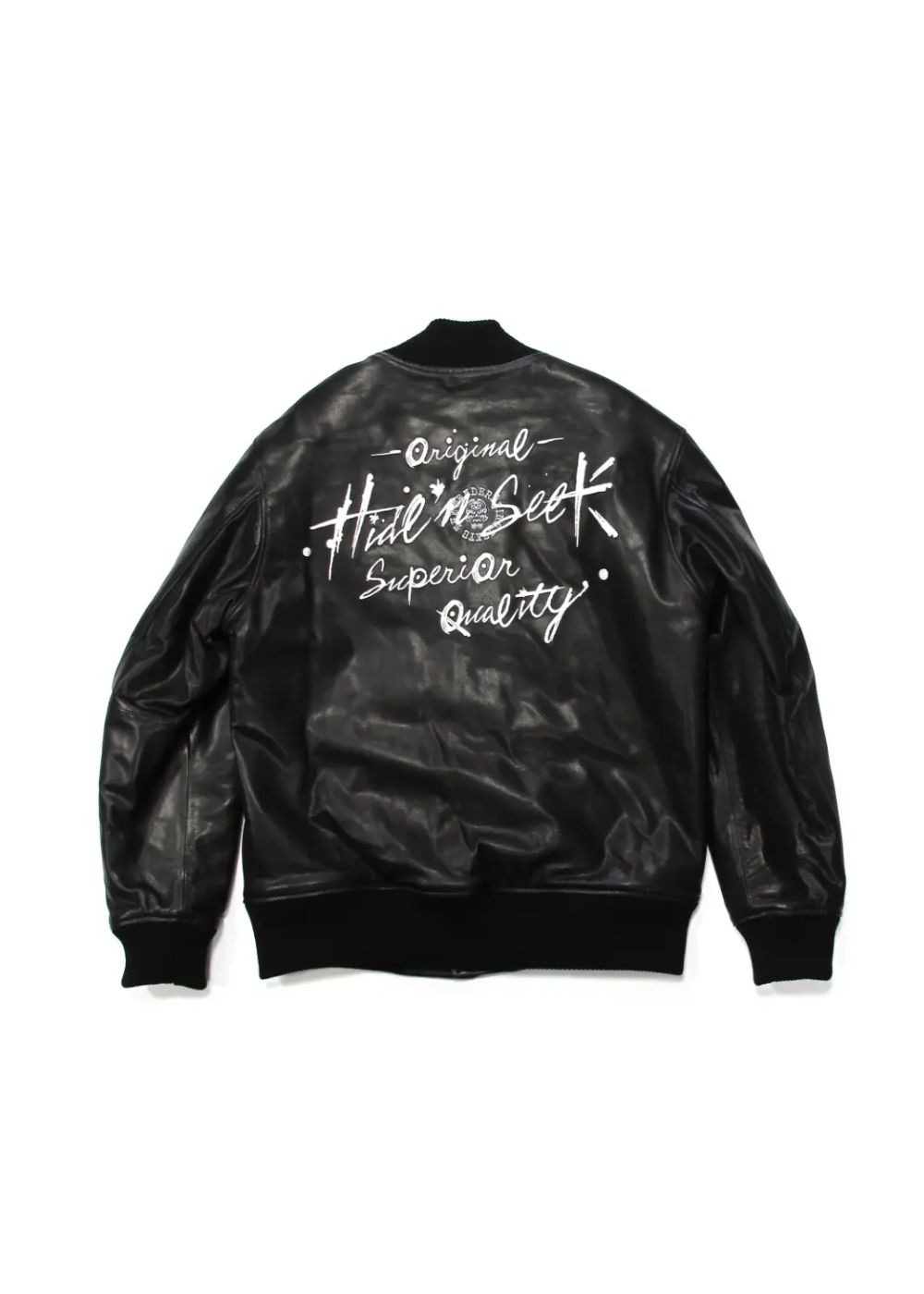 HIDE AND SEEK - ×TENDERLOIN LEATHER JKT (BLACK) / テンダーロイン