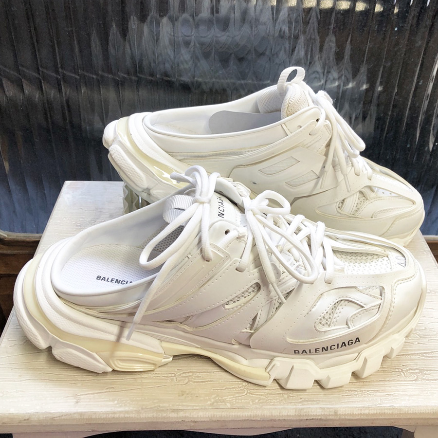 バレンシアガ］ホワイトTRACKサボスニーカーのクリーニング » ルタクト