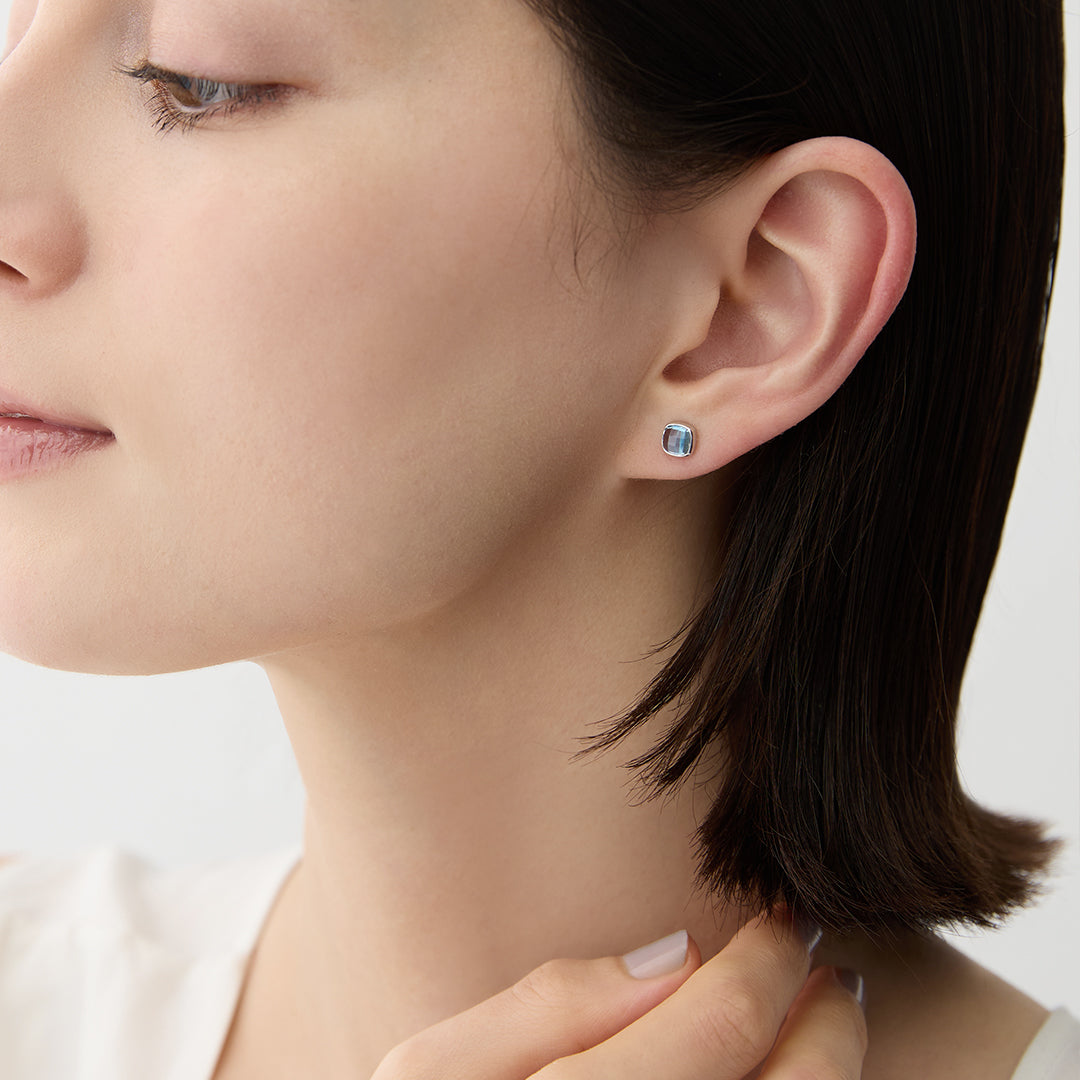 Soraumi Facet ブルートパーズ（ピアス） – マザーハウス 公式サイト