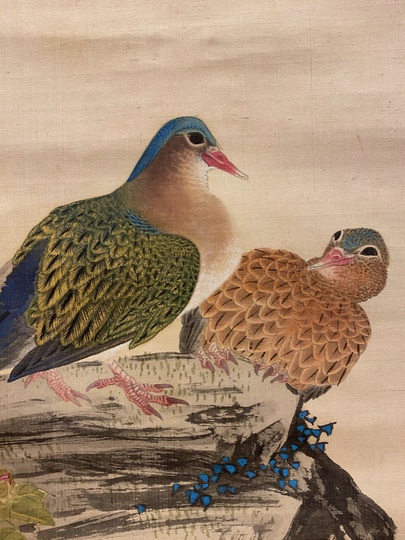 張月樵 花鳥図｜古美術・掛け軸の販売・買取・鑑定-松本松栄堂