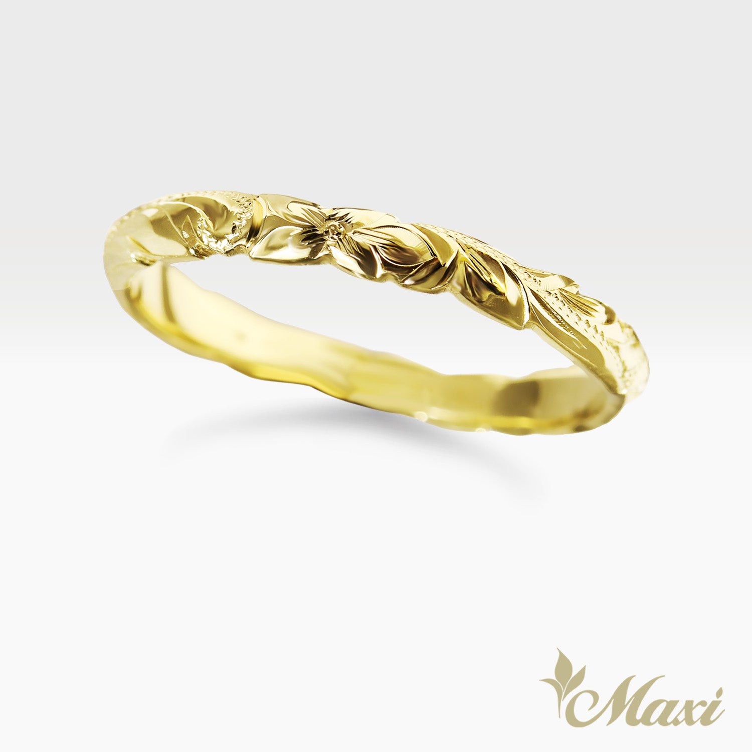 Gold Ring ゴールドリング – Maxi Hawaiian Jewelry マキシ ハワイアン