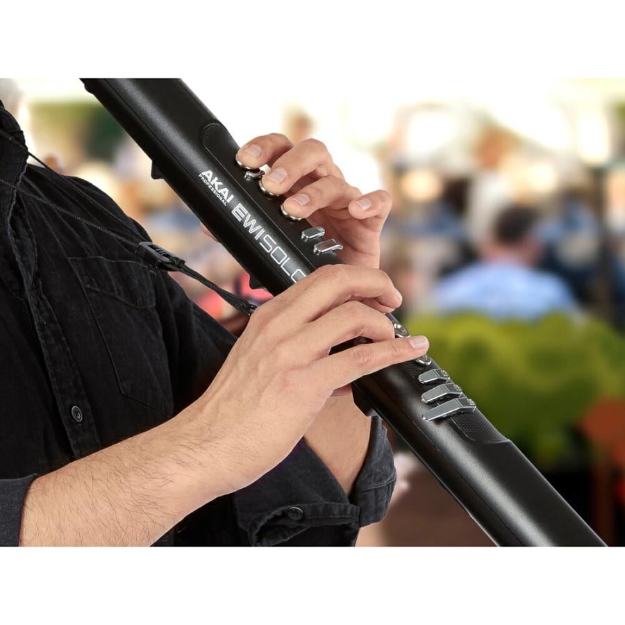 AKAI アカイ EWI SOLO ウインドシンセサイザー + スタンド WSS-100