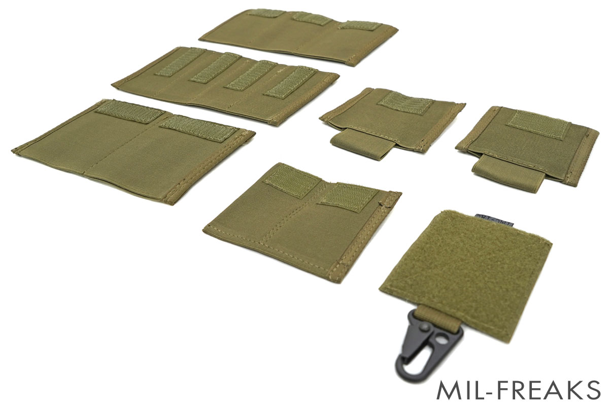 TMC Micro チェストリグ用 インサート 7個セット カーキ │ ミリタリー
