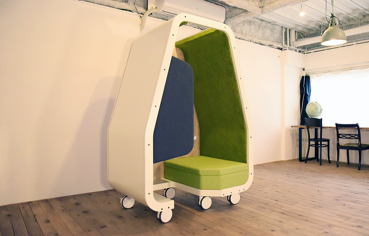 C-Booth フリーアドレス用可動ブース | u&b | ユー・アンド・ビー