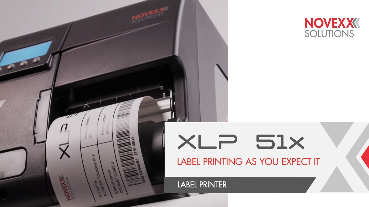 Label printing as expected: the new XLP 51x - NOVEXX Solutions