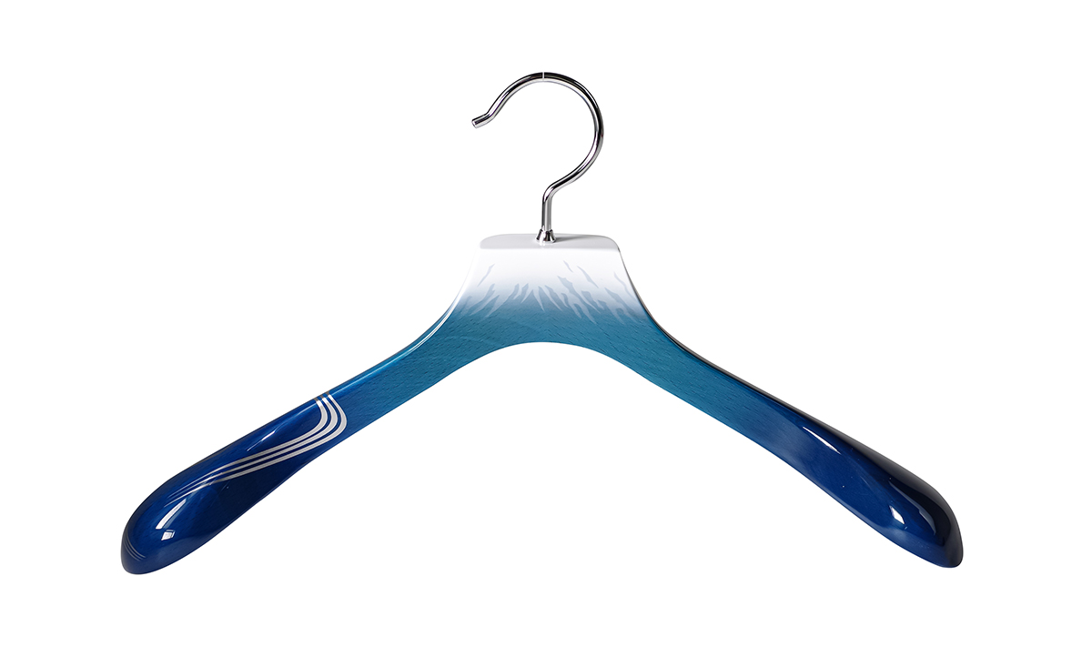 NH-2/メンズジャケットハンガー/スモークブラウン - NAKATA HANGER