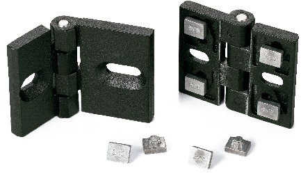 HNP-68-BK｜ピッチアジャスタブルヒンジ - アルミフレーム用 A 68｜NBK