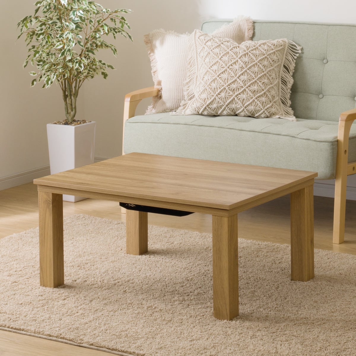 木目調デザインのリビングこたつ(LS22 8060 LBR) | ニトリネット【公式