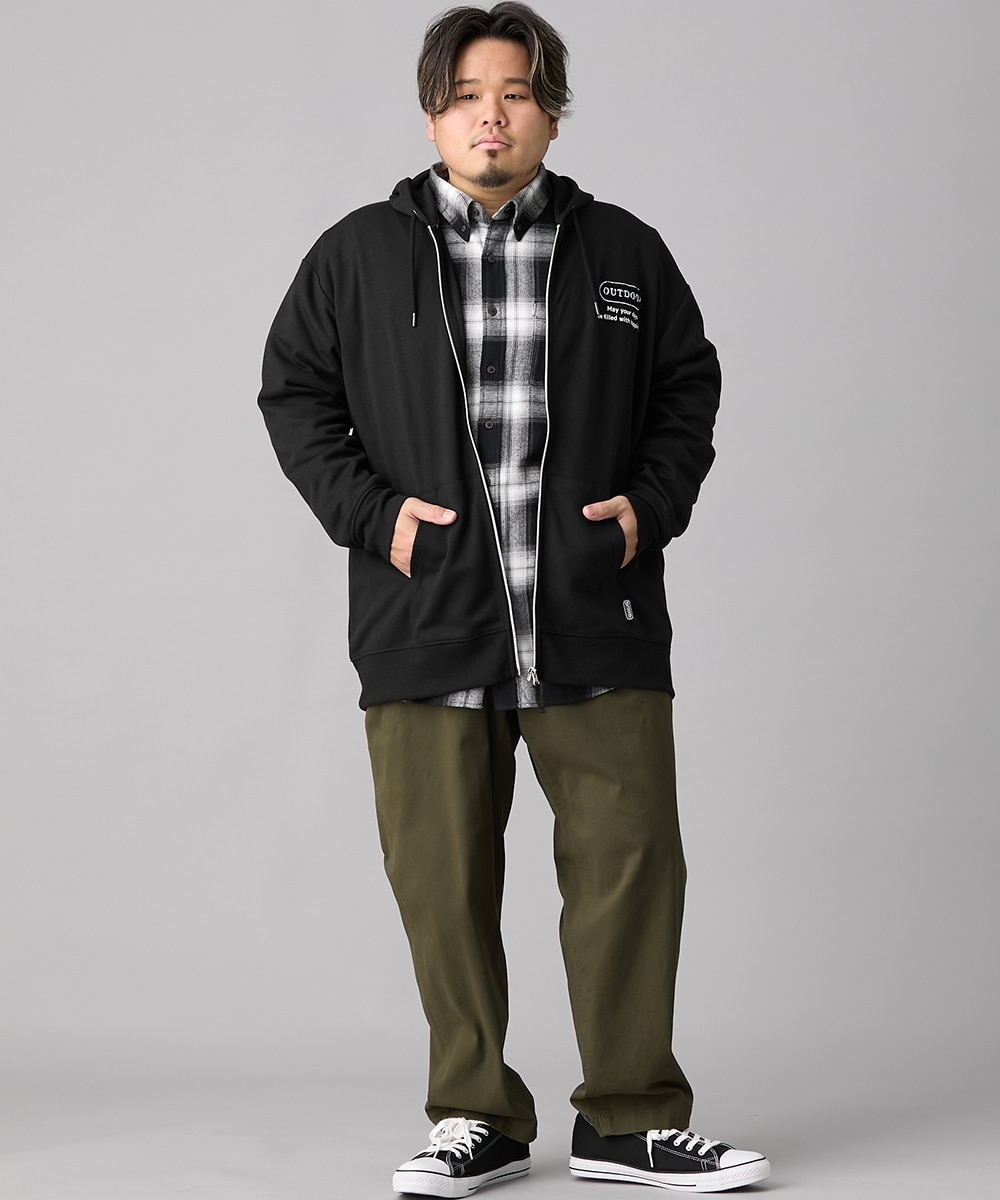 ダンボールフルジップパーカー OUTDOOR PRODUCTS【大きいサイズ】 通販