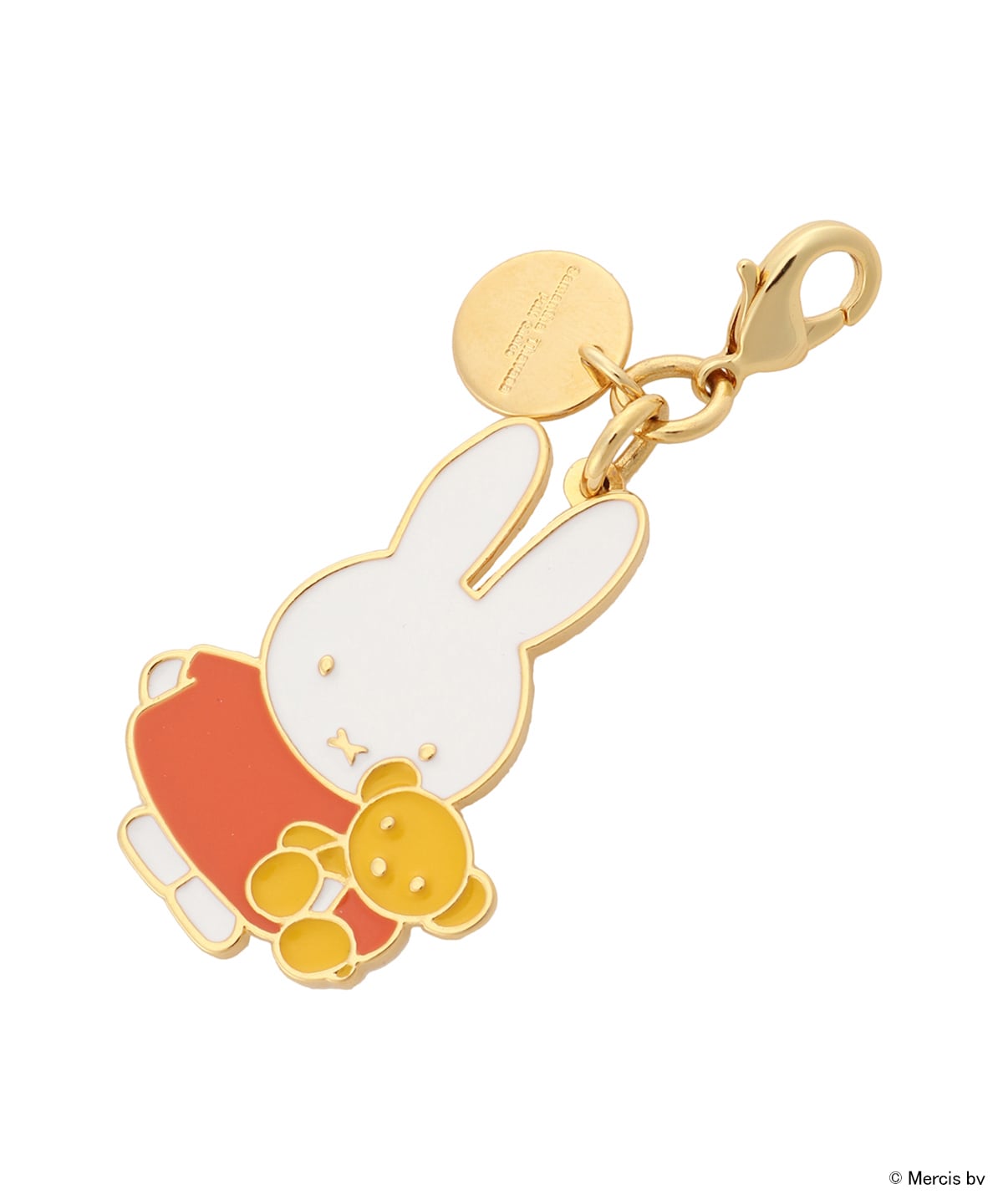 ミッフィーコレクション」ファスナーチャーム(くま)(FREE ゴールド