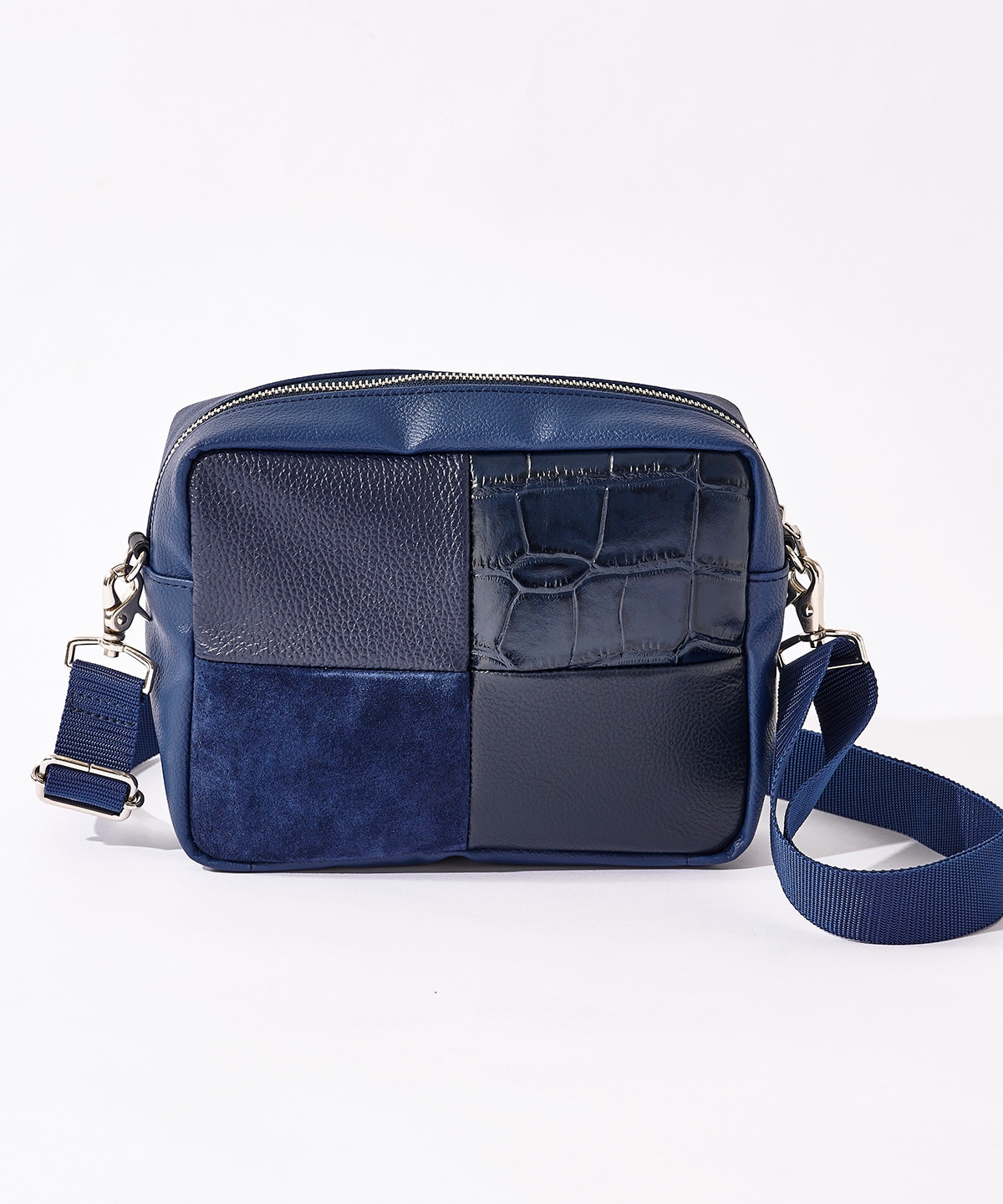 パッチワークポーチ(FREE ネイビー): KINGZサマンサタバサ公式