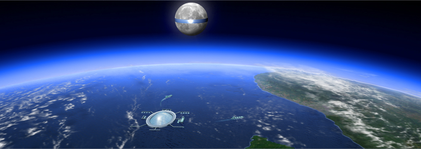 月太陽発電 LUNA RING | 事業トピックス | 清水建設