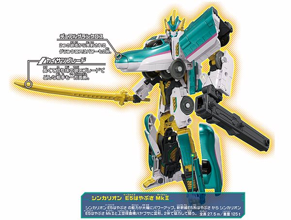 DXS101 シンカリオン E5はやぶさ MkⅡ｜新幹線変形ロボ シンカリオン