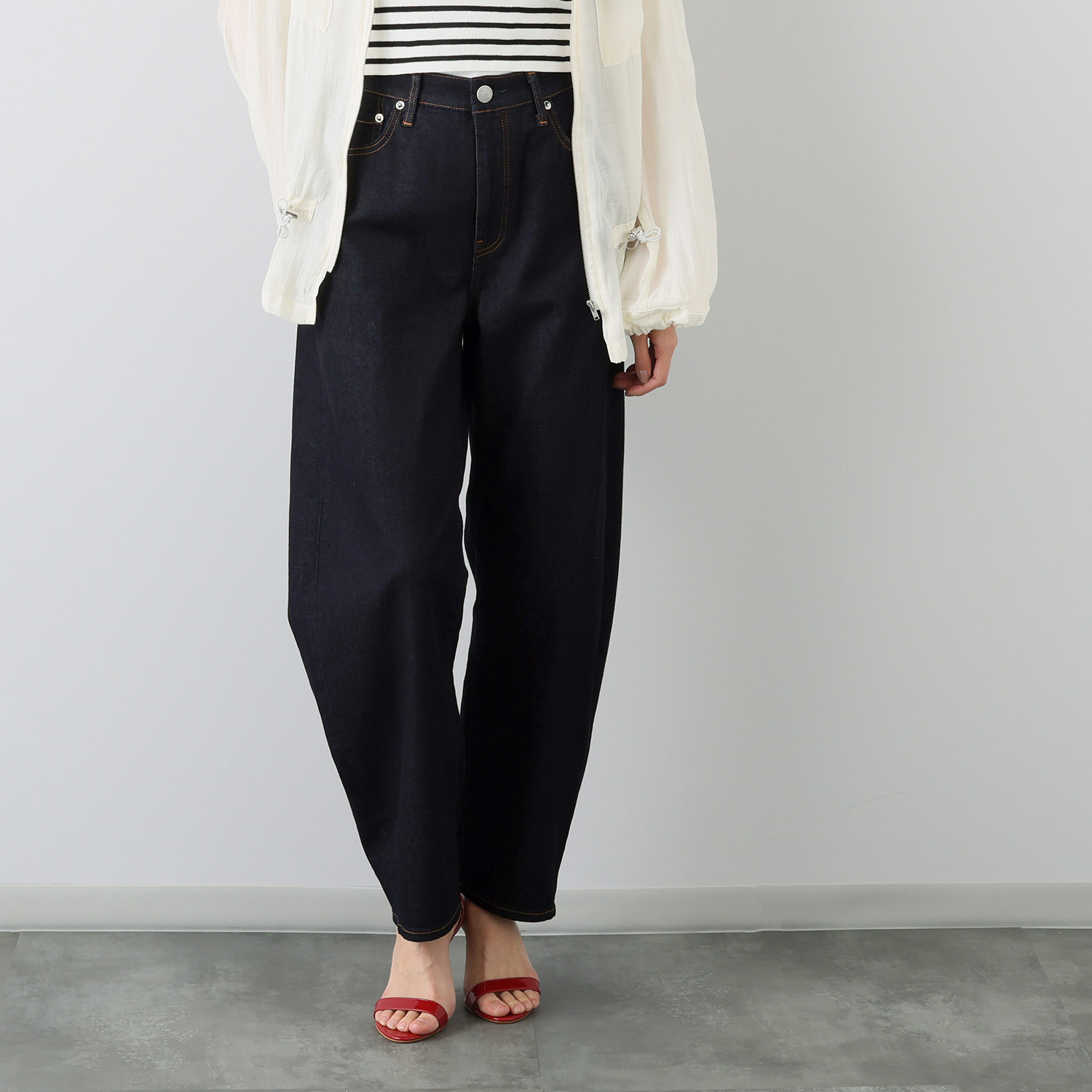 シュガーデプト スーパーストレッチデニム 美脚カーブパンツ- ショップ