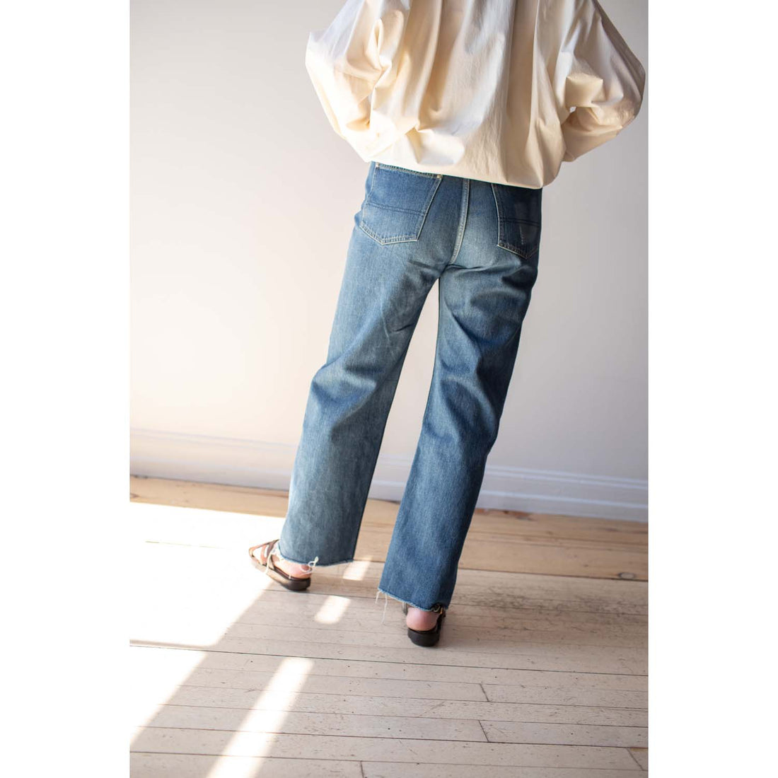 Chimala Selvedge Denim Vintage Straight Cut in Dark Wash – JUDITH