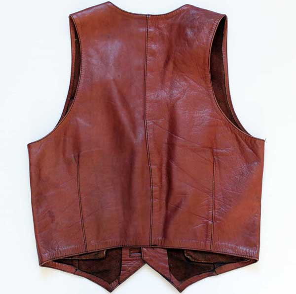 ビンテージ コンチョボタン クラフトレザーベスト 38 - Sixpacjoe Web Shop