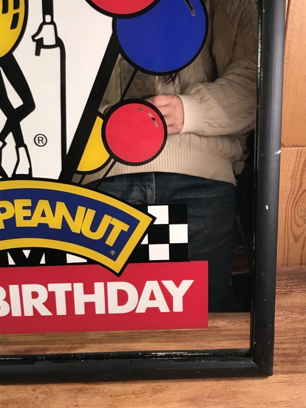 Planters Mr Peanut 75th Birthday Pub Mirror ミスターピーナッツ