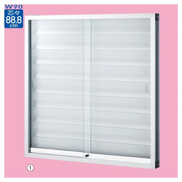 トレーディングカード用ショーケース トレカ専用 錠付き 業務用 シルバー